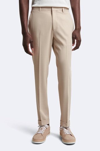 Calças de fato - Bege