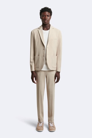 Calças de fato - Bege