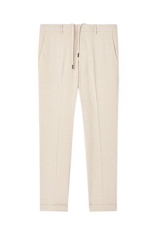 Calças de fato - Bege