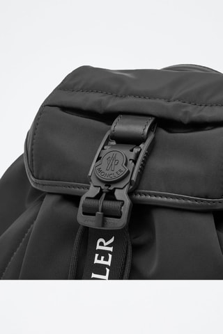 Sac à dos en cuir Trick - Noir