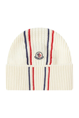 Bonnet en laine Fragment Beanie - Blanc