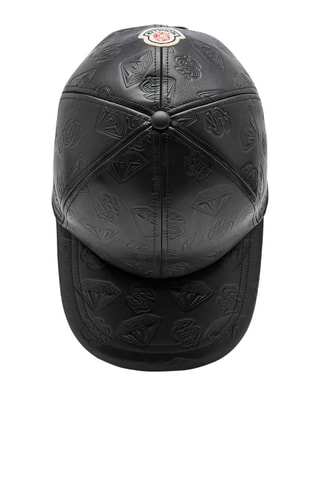 Casquette en cuir Moncler Genius x BBC - Noir
