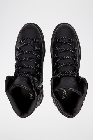 Chaussures de randonnée en cuir Peka - Noir et bleu marine