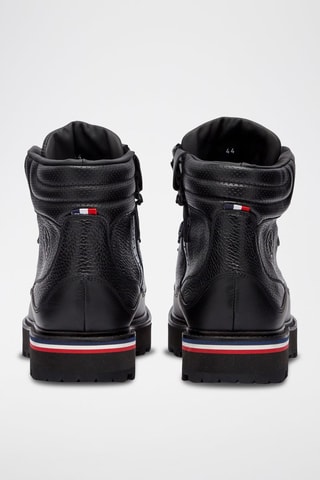 Chaussures de randonnée en cuir Peka - Noir et bleu marine