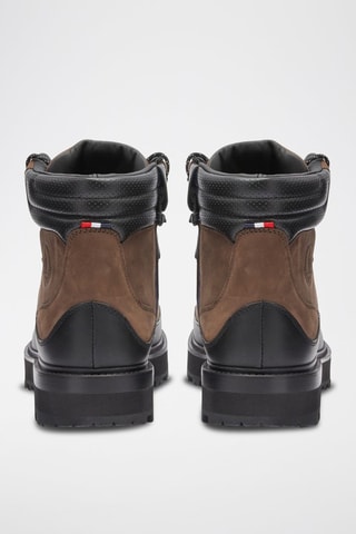 Chaussures de randonnée en cuir Peka - Marron et noir