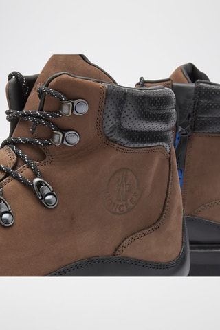 Chaussures de randonnée en cuir Peka - Marron et noir