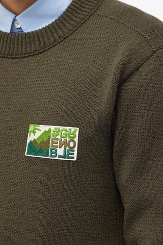 Pull en laine Grenoble - Vert foncé