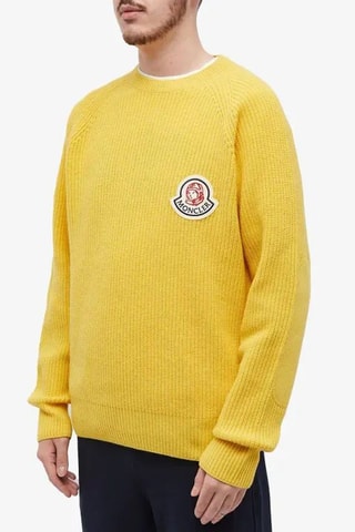 Pull en laine et cachemire  Moncler Genius x BBC - Jaune