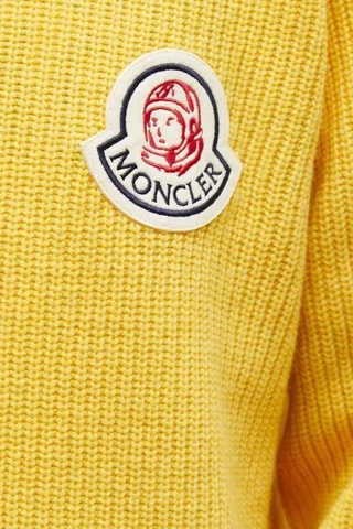 Pull en laine et cachemire  Moncler Genius x BBC - Jaune
