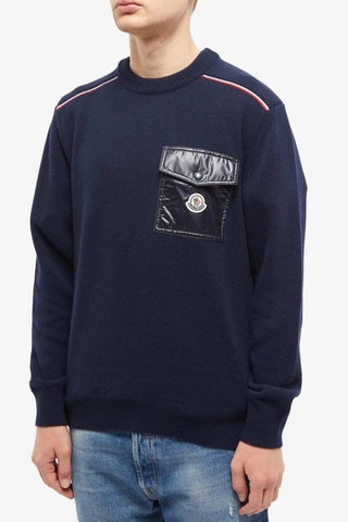 Pull en laine Maya - Bleu marine