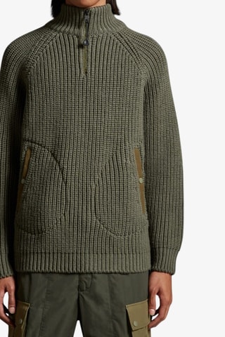 Pull en laine Moncler Genius x Pharrell Williams - Vert foncé