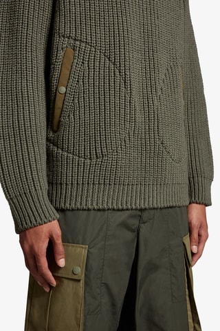 Pull en laine Moncler Genius x Pharrell Williams - Vert foncé