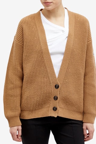 Gilet en laine et cachemire Chunky - Beige