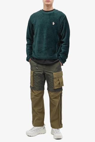 Pantalon cargo Moncler Genius x Pharrell Williams - Vert