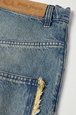 Jean large Moncler Genius x Palm Angels - Bleu