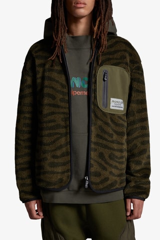 Veste Moncler Genius x Salehe Bembury - Vert foncé