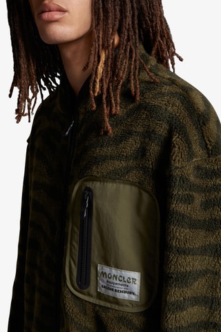 Veste Moncler Genius x Salehe Bembury - Vert foncé