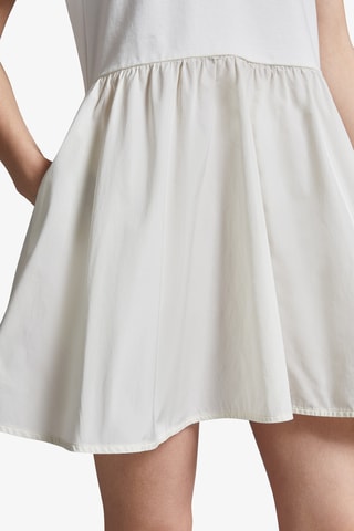 Robe courte  - Blanc