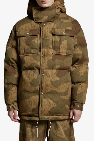 Parka à capuche Moncler Genius x Palm Angels - Camel