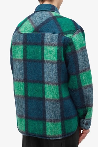 Surchemise en laine Grenoble - Vert foncé