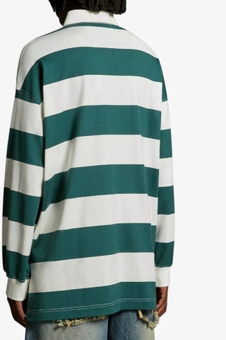 Polo Moncler Genius x Palm Angels - Vert et blanc