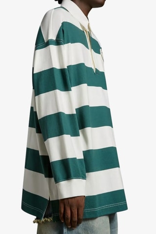 Polo Moncler Genius x Palm Angels - Vert et blanc