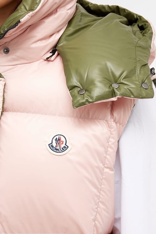 Doudoune sans manches à capuche Luzule - Rose