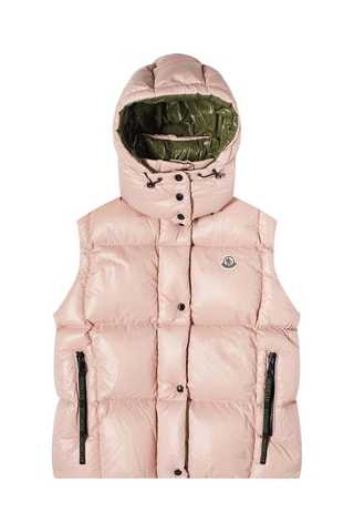 Doudoune sans manches à capuche Luzule - Rose