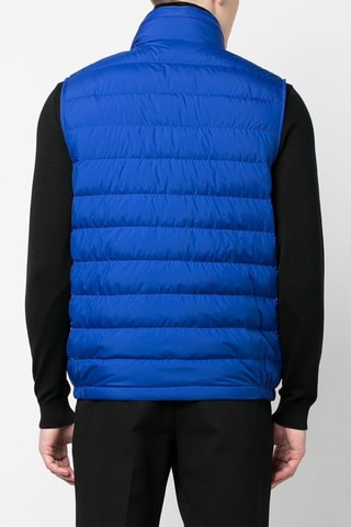 Doudoune sans manches à capuche Albyt - Bleu