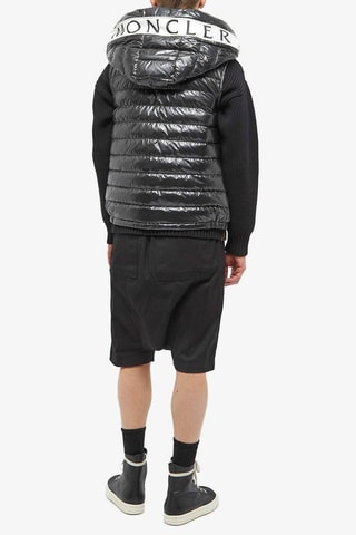 Doudoune sans manches à capuche Akashi - Noir