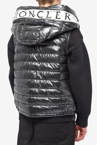 Doudoune sans manches à capuche Akashi - Noir