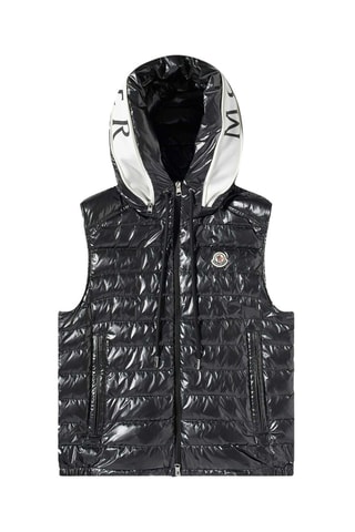 Doudoune sans manches à capuche Akashi - Noir