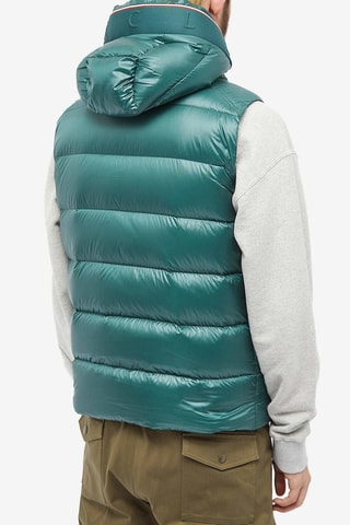Doudoune sans manches à capuche Luiro - Vert