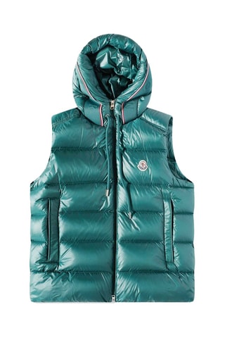 Doudoune sans manches à capuche Luiro - Vert