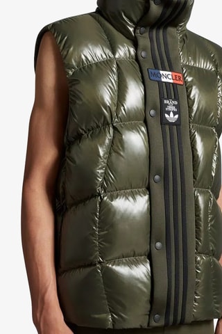 Doudoune sans manches Moncler x Adidas Originals - Olive