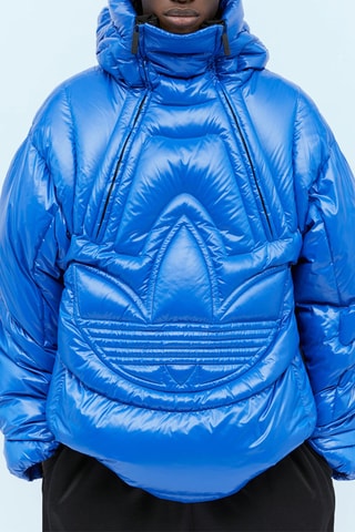 Doudoune à capuche Moncler x Adidas Originals - Bleu