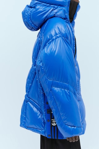 Doudoune à capuche Moncler x Adidas Originals - Bleu