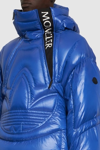 Doudoune à capuche Moncler x Adidas Originals - Bleu