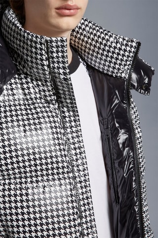 Doudoune à capuche Moncler Genius x Fragment - Noir et blanc