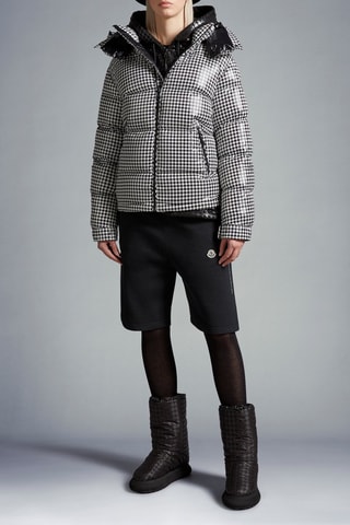 Doudoune à capuche Moncler Genius x Fragment - Noir et blanc