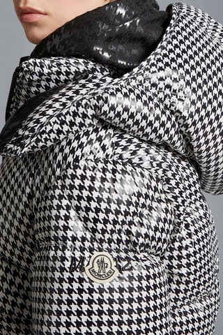 Doudoune à capuche Moncler Genius x Fragment - Noir et blanc