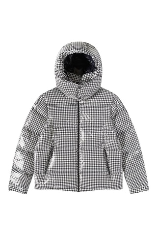 Doudoune à capuche Moncler Genius x Fragment - Noir et blanc