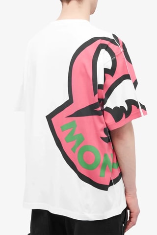 T-shirt oversize Logo - Blanc