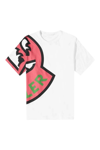 T-shirt oversize Logo - Blanc