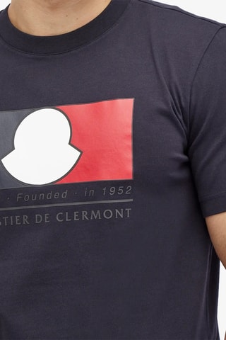 T-shirt Box Logo - Bleu marine