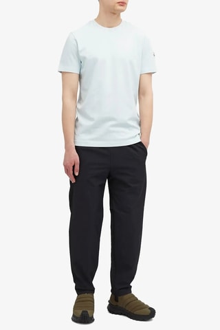 T-shirt Collar Logo - Bleu clair