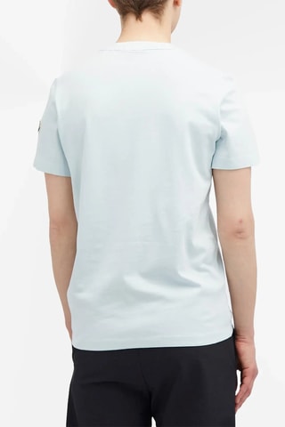T-shirt Collar Logo - Bleu clair