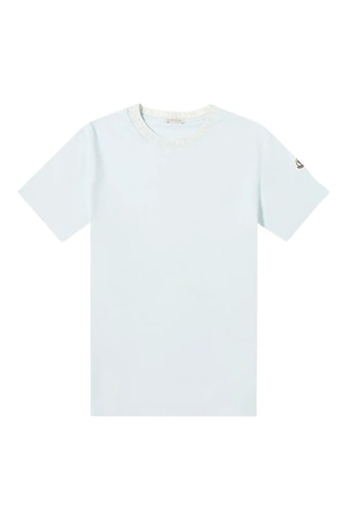 T-shirt Collar Logo - Bleu clair