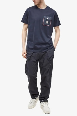 T-shirt Pocket - Bleu marine