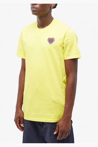 T-shirt Heart - Jaune